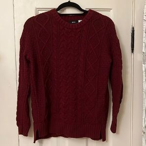 Urban Outfitters and BDG Maroon Sweater — Like New!